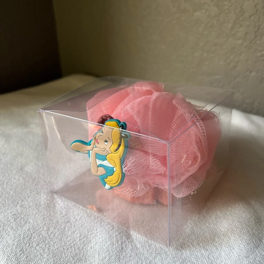 Watermelon soap Pink Shower Pouf with Cartoon Character